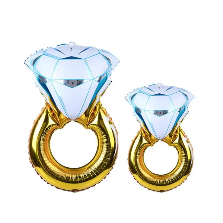 43 дюйма с крупным бриллиантом кольцо фольги Воздушные шары Свадебный шар место украшения алюминиевая пленка АЛМАЗНОЕ КОЛЬЦО