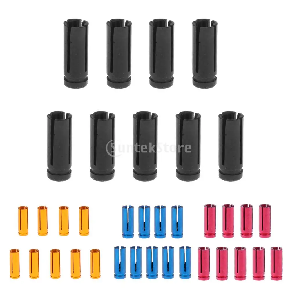 9 Pieces Aluminium Flight Protectors Savers Dart Accessory Universal Black