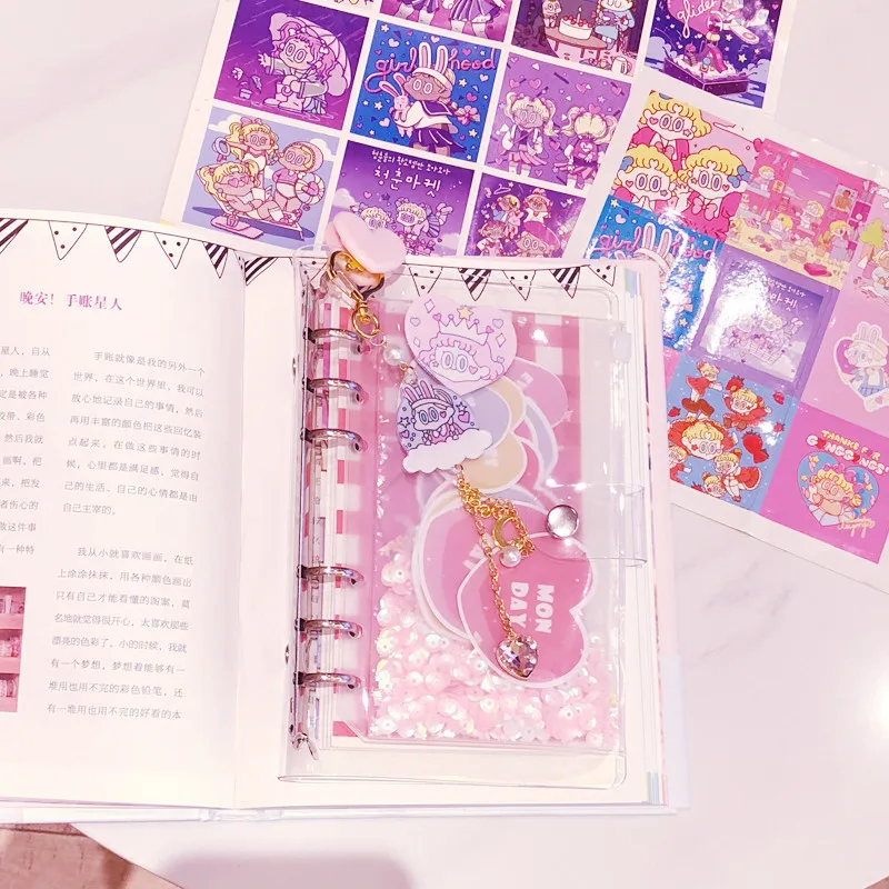 DIY ноутбук Bingbing планер с облачным крылом Kawaii Дневник для девочек органайзер