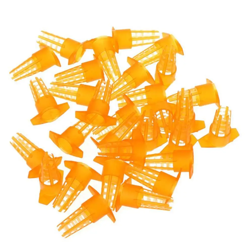 1000 шт. защитный чехол для Ловца королевские клетки коробка клетка разведение пчел инструменты пчелы пластик антиукус Защитная клетка коробка чашки поставки