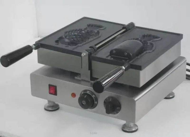 Free shipping 1 pcs Big Fish Waffle Maker Ice Cream Taiyaki Machine with Non stick surface