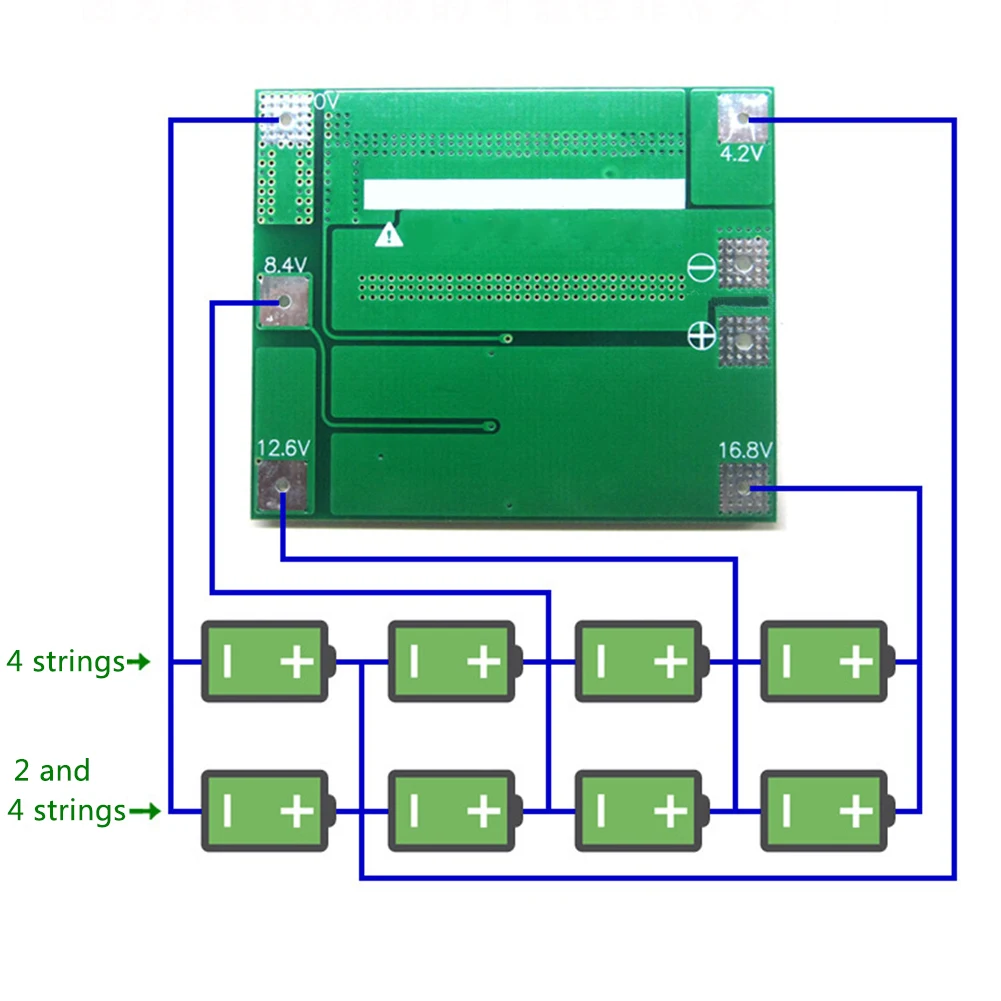 12,8 V 14,4 V 4S 40A 18650 LiFePO4 BMS/литиевая железная плата защиты батареи с выравниванием старта сверла стандарт/баланс