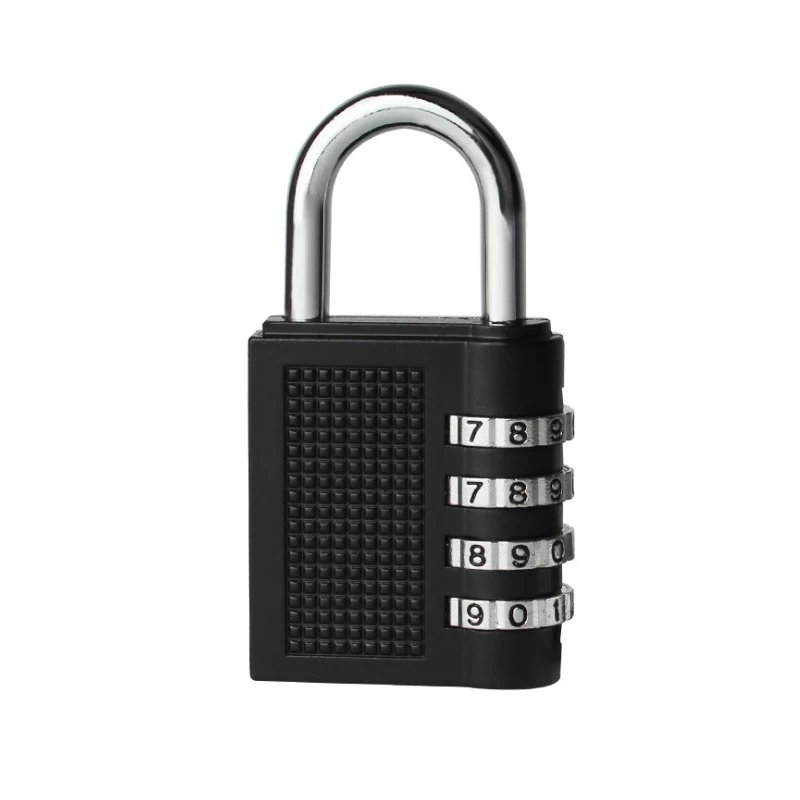 

4 Digit Combination Password Lock Zinc Alloy Security Lock Suitcase Luggage Coded Lock Cupboard Cabinet Locker Padlock