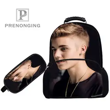 

Custom 17inch justin-bieber-Backpacks Pen Bags 3D Printing School Women Men Travel Bags Boys Girls Book Computers Bag#1031-01-35