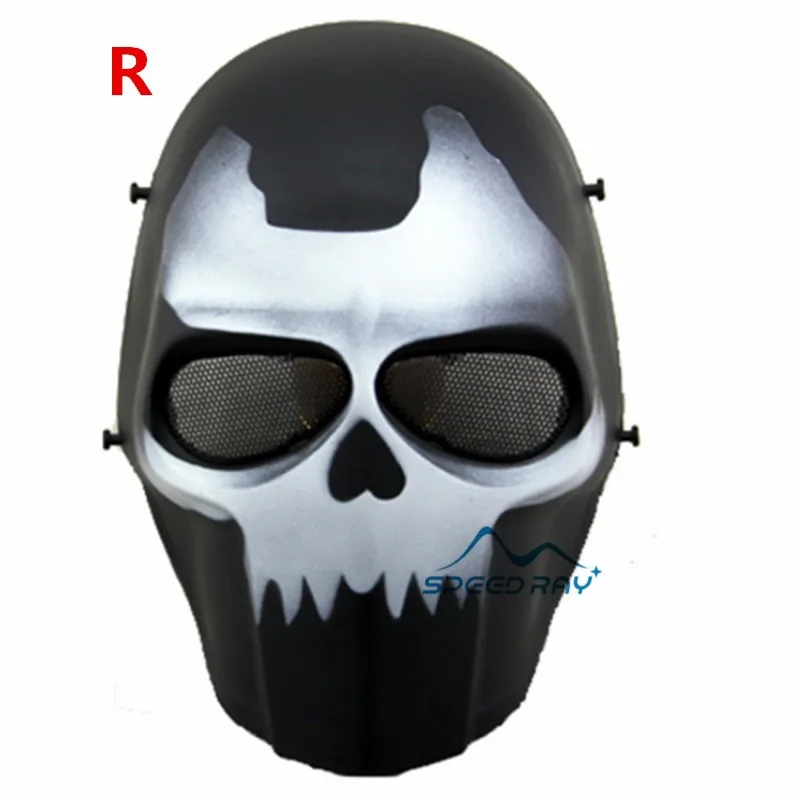 Призрак камуфляж Wargame страшные CS Пейнтбол Маска Открытый Армии полное лицо страйкбол тактический череп маски 19 цветов доступны