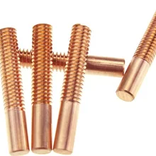 5 шт. M3* 40*60 мм правшей медный резьбовой электрод Вольфрам медь атака красная медь искрового разряда электрода