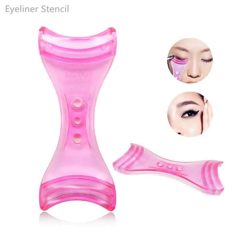 

Hot Useful Eyeliner Stencil Template Model Easy Makeup Eye liner Tool Eyeliner Guide Eyebrow Eyeliner Assistant Shape Beauty Kit