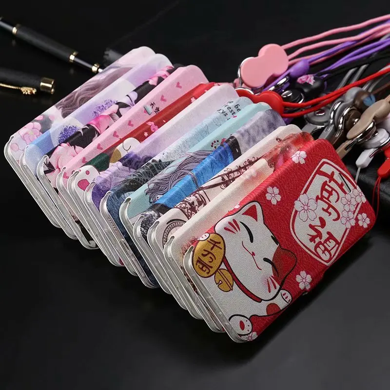 Cute Painted Flip Wallet Stand Leather Case For LeEco LeTV Le S3 X626 X522 2 X526 X520 X620 Back Cover Cases | Мобильные телефоны и