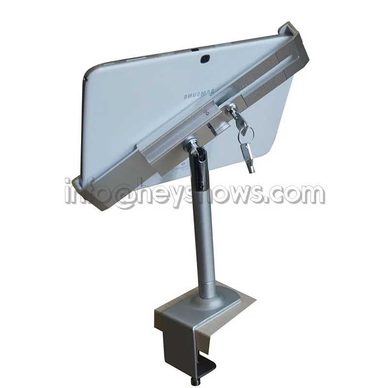 Запираемый Tablet безопасности стенд metalli IPAD ЗАМОК витрины гибкий держатель киоск рабочего стола защита от кражи зажим для 7-10.1" планшет