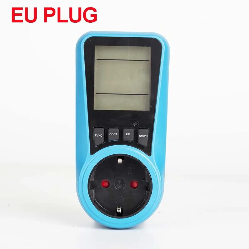 Розетка мультиметр EU UK AU US вилка цифровой Напряжение ваттметр анализатор мощности электронный измеритель мощности автоматический выключатель питания