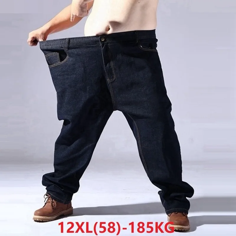 big size jeans for men oversize 9XL 10XL 11XL 12XL high waist jeans Trousers man denim pants straight 62 64 66 Elasticity jeans big size jeans for men oversize 9XL 10XL 11XL 12XL high waist jeans Trousers man denim pants straight 62 64 66 Elasticity jeans