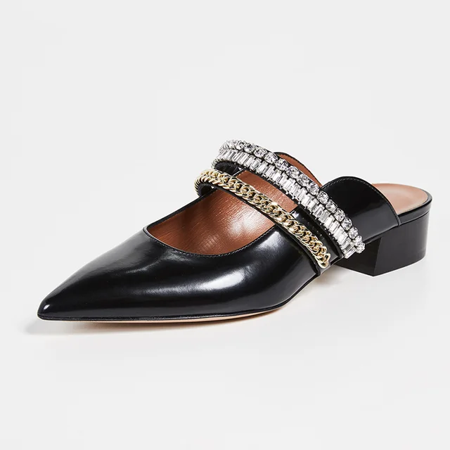 black dress shoes 1 inch heel