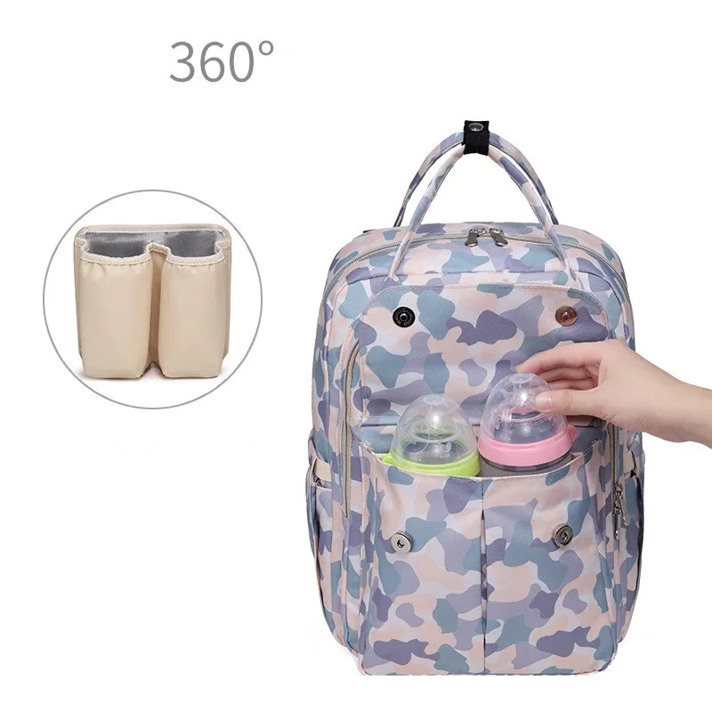 2018 Winter New Fashion Mummy Bag Female Shoulder Travel Backpack Multi-function Large Capacity Baby Out Pregnant Women Maternal04