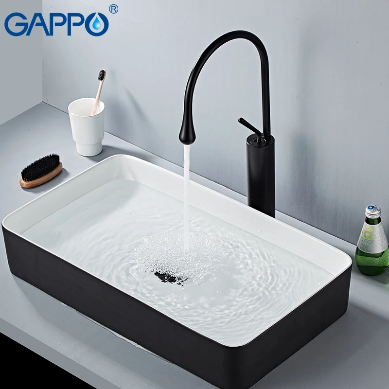 GAPPO Basin faucets Bathroom faucet basin mixer sink faucet Water Tap cold and hot waterfall faucets Single Handle Mixer Taps