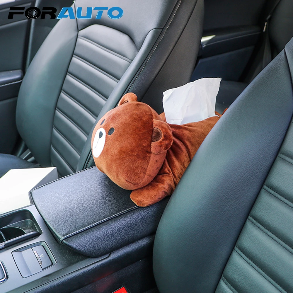

Cute Car Tissue Box Sun Visor Paper Napkin Holder Container Auto Seat Back Armrest Storage Box Car Styling Interior Accessories