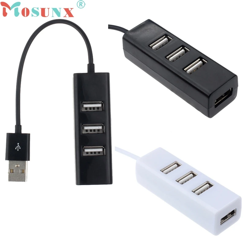 

ECOSIN2 Products Status 1 x Mini USB 2.0 Hi-Speed 4-Port Splitter Hub Adapter For PC Computer Black.White 2017 Aug24