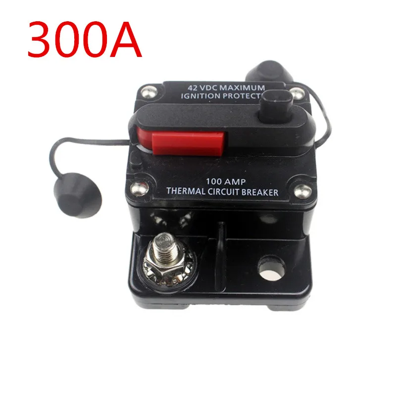 50A 60A 80A 100A 150A 200A 250A 300A автомобильный аудио усилитель автоматический выключатель держатель предохранителя AGU стиль стерео усилитель ремонт - Цвет: Оранжевый