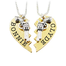 THELMA LOUISE BONNIE CLYDE SL including ePacket to USA font b Pendant b font font b