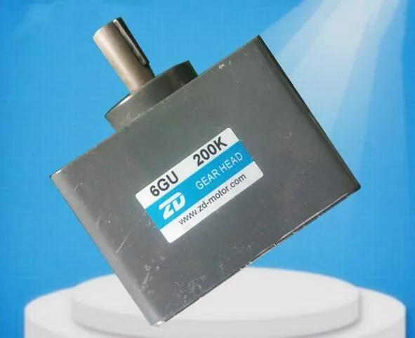 

1:200 Gearboxes reducer with a condensator use for 200W 220V AC reversible motor spur gearbox output speed 6.75rpm gear head