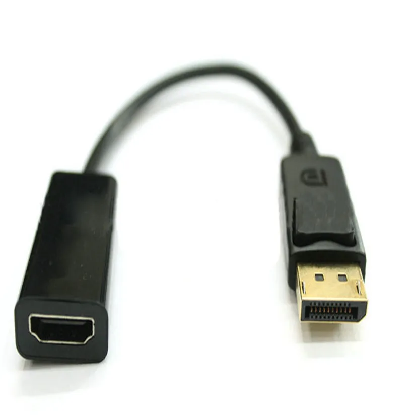 DP Displayport мужчин и женщин HDMI кабель адаптер конвертер для ПК hp/DELL MOSUNX Futural цифровой высокое качество Лидер продаж F35