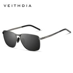 VEITHDIA Men's Vintage Polarized UV400 Sunglasses - Stylish Outdoor Eyewear (Original Package)