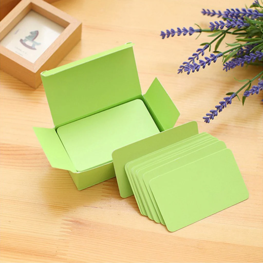 8 Boxes Paper Blank Index Cards, perfect for flash cards, study notes and more