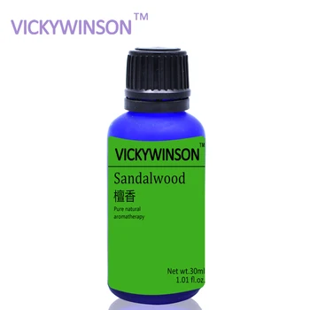 

VICKYWINSON Sandalwood aromatherapy essential oil 30ml Natural Plant Essential Oil Perfume Fragrance Car Supplement WX18