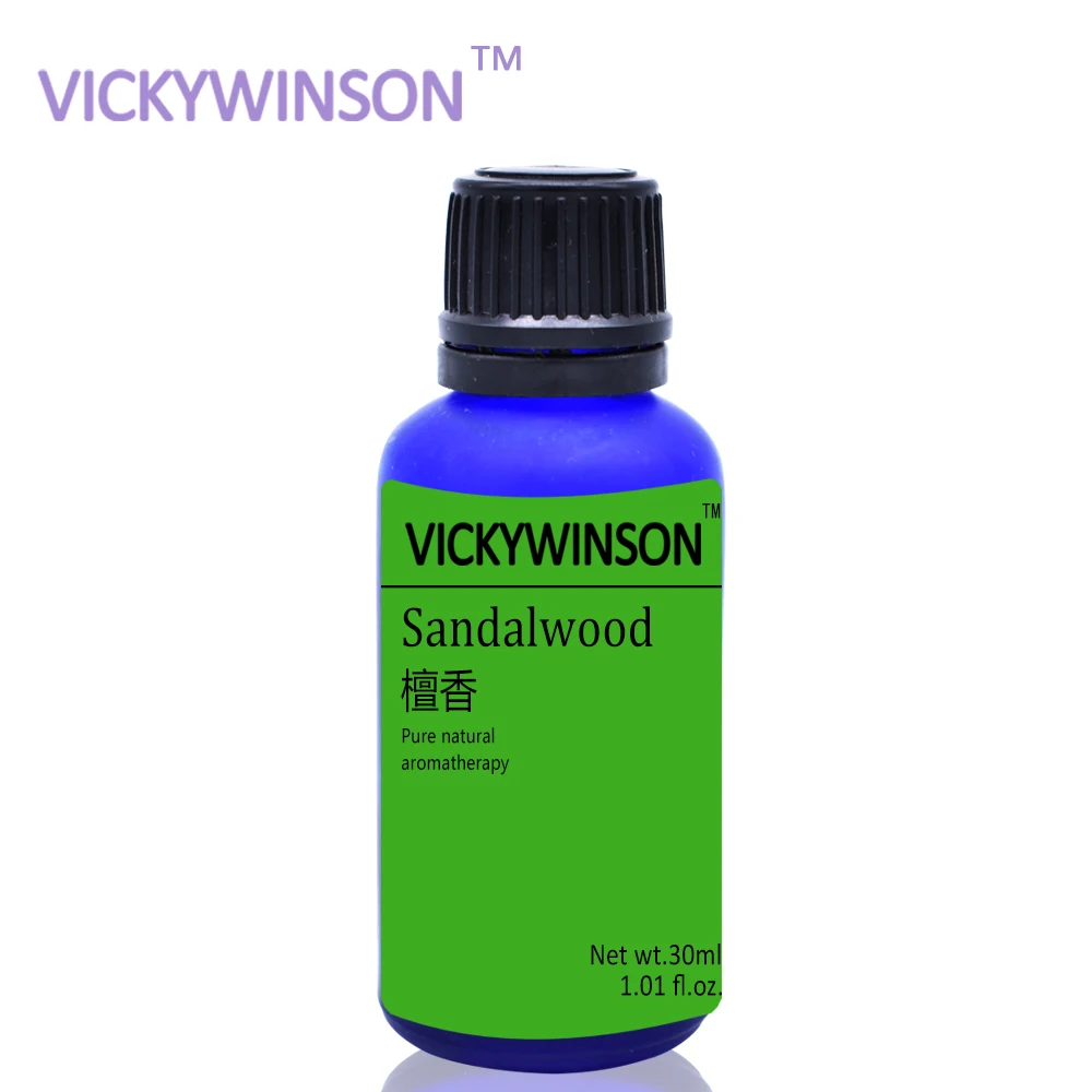 VICKYWINSON خشب الصندل الروائح زيت طبيعي 30 ml النباتات الطبيعية زيت طبيعي عطر العطر سيارة المكملات WX18