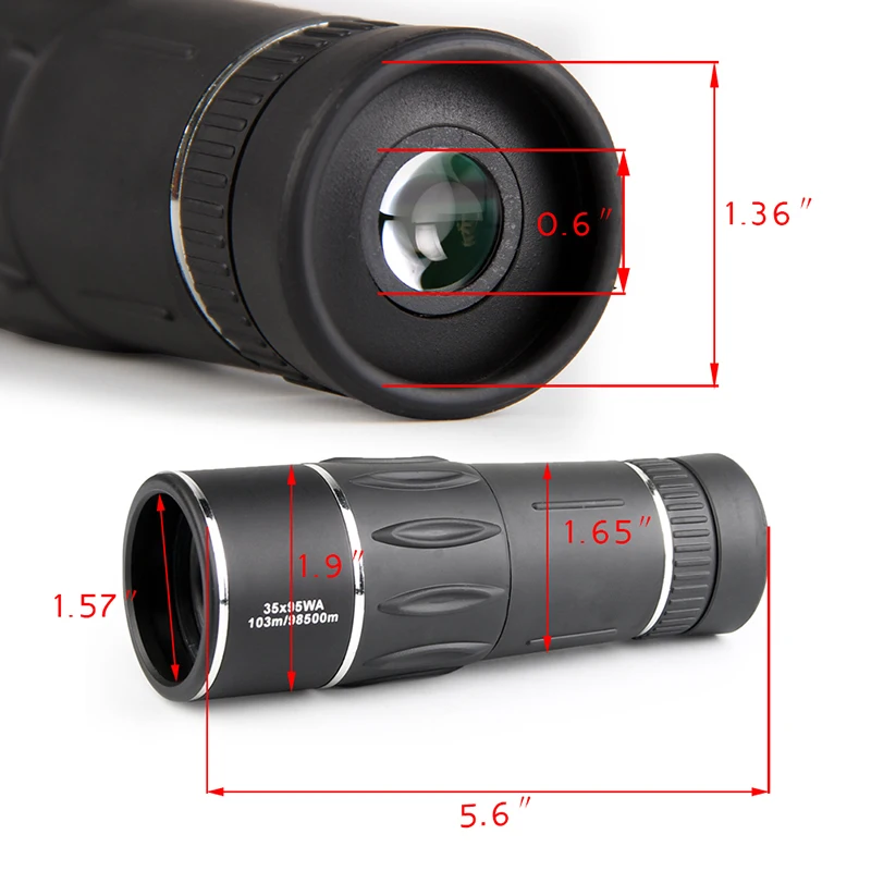 HD Monocular 35X95 10398500m High Power FMC Nitrogen Telescope for Hunting Travel Bird Watching Concert RL38-0009 (8)