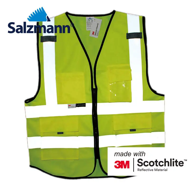 

Salzmann 3M Scotchlite Reflective Multi Pocket Safety Vest Yellow