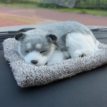 Милый щенок автомобильный ароматизатор, креативный автомобильный освежитель воздуха, имитация собаки и кошки, твердая угольная сумка для автомобиля/домашнего автомобиля, аксессуары