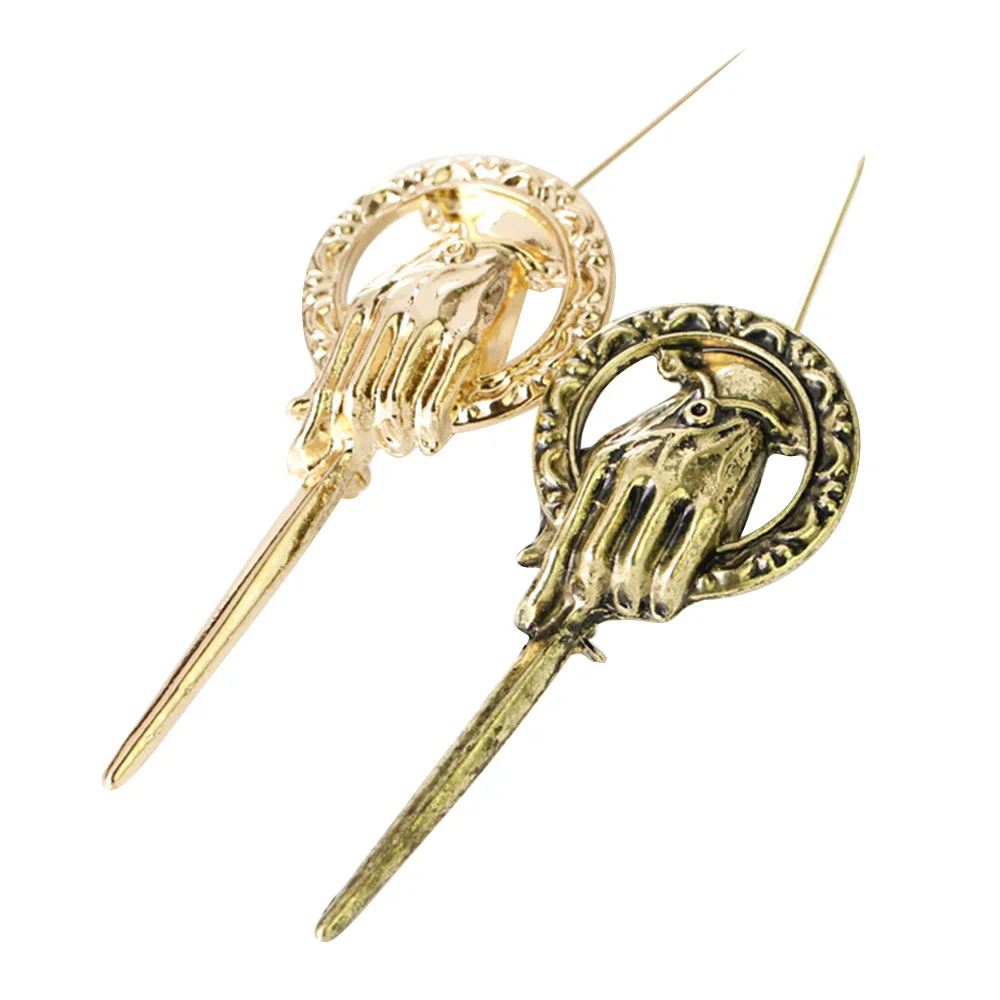

Game of Thrones Hand of the King Pin 7.1cm Song of Ice and Fire Brooch Lapel Inspired Authentic Prop Badge Party Cosplay Jewelry