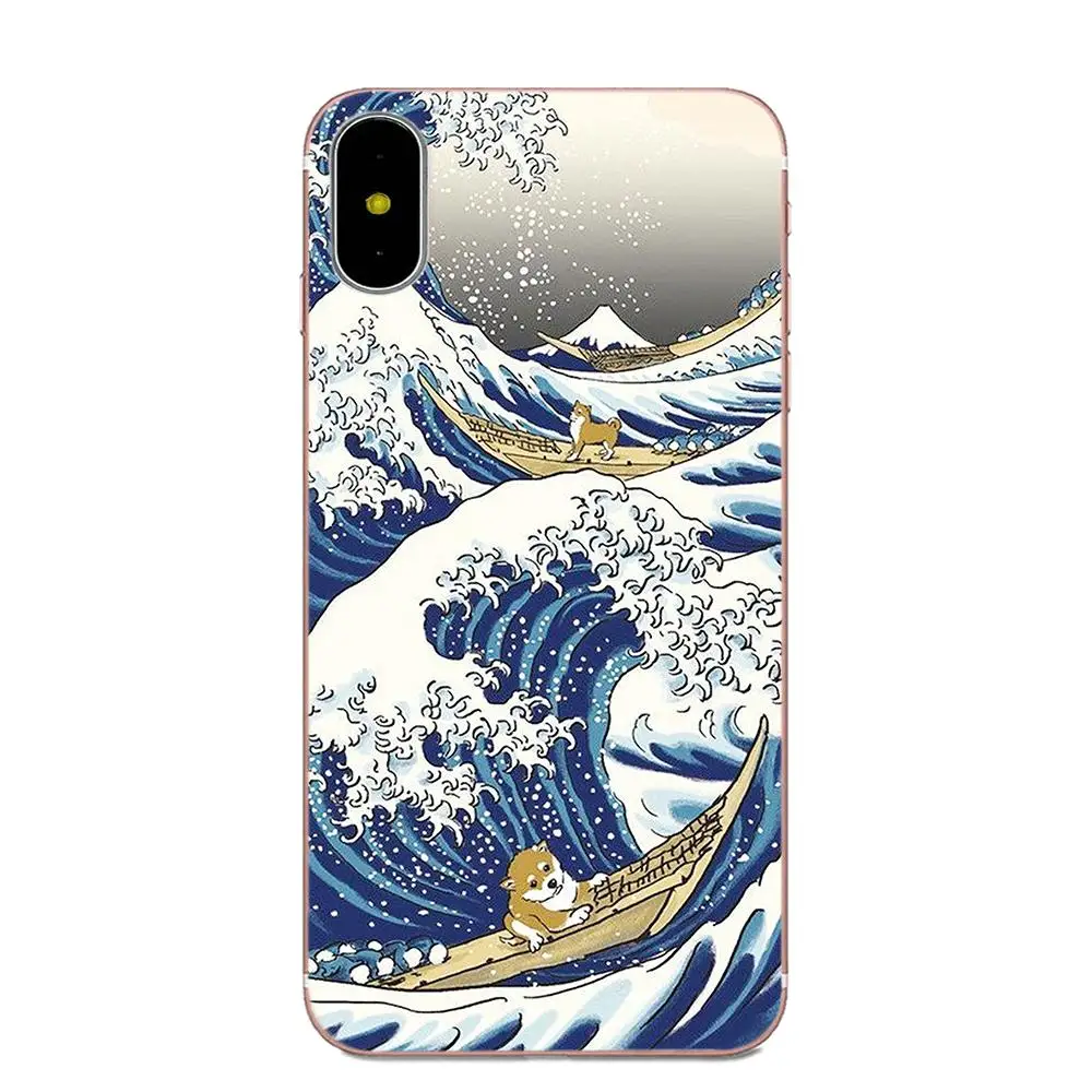 Diy рисунок ТПУ Морская волна арт спрей для Galaxy J1 J2 J3 J330 J4 J5 J6 J7 J730 J8 2015 2016 2017 2018 mini