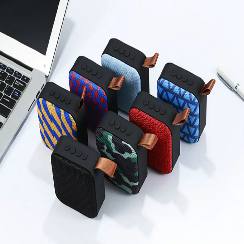 

Wireless Bluetooth Speaker Card Subwoofer Computer Outdoor Portable Mini Fabric Small Sound