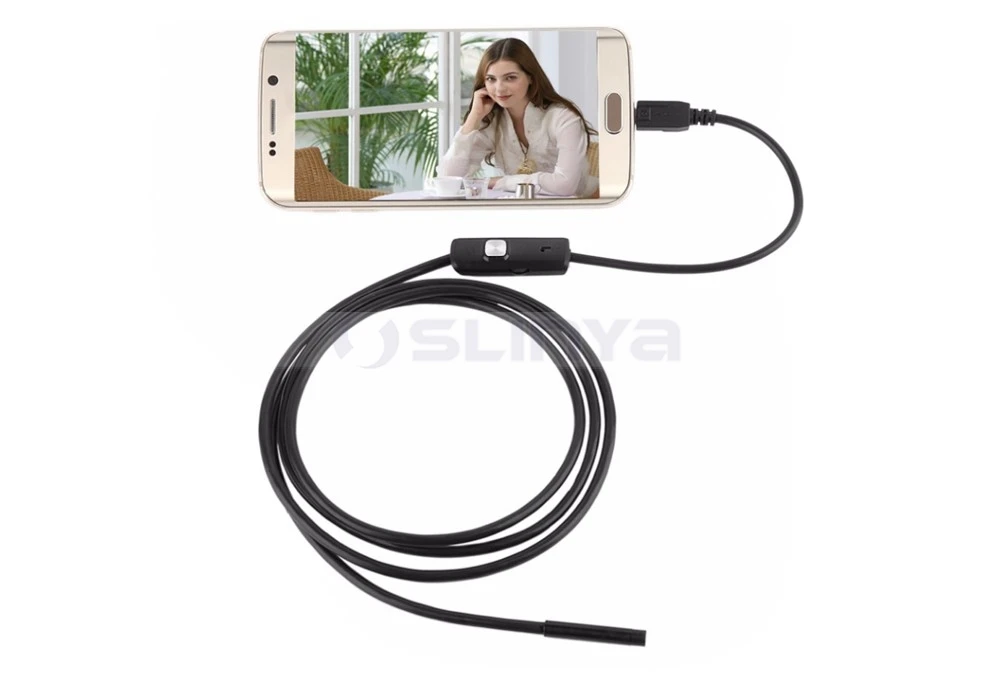 5,5 мм 720P 6 светодиодный IP67 Водонепроницаемый мини USB эндоскоп Инспекционная камера бороскоп для мобильного телефона Android