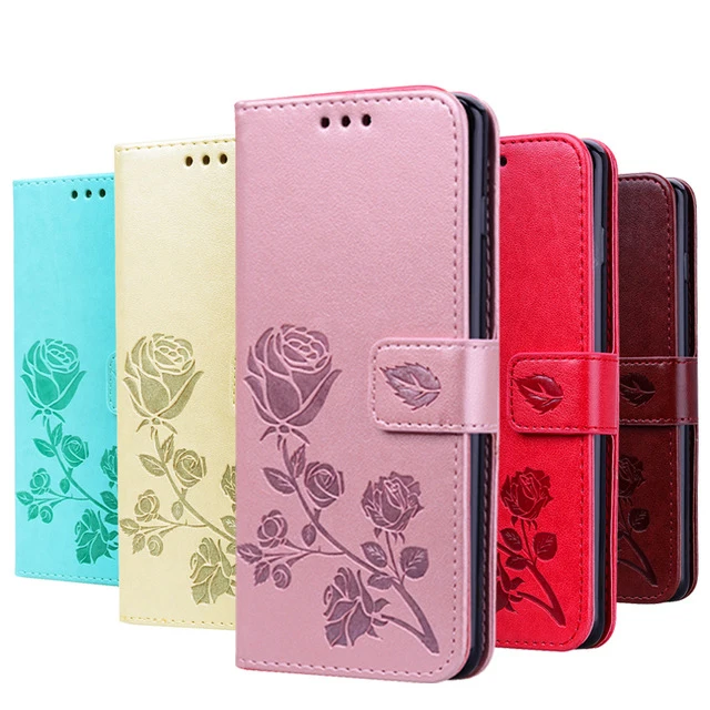 

Rose Case For Xiaomi Redmi Go Cases For Redmi Note 7 Pro Note 6 Note 5 Pro Coque on Leather Wallet Flip Back Cover Capa