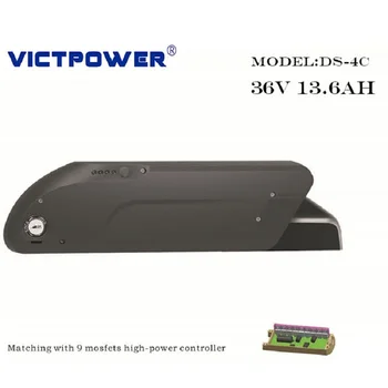 

18650 battery 3400mAh OEM 10S4P 36V 13.6ah Lithium Ion Battery Pack with case for electric bike 5pcs/lot