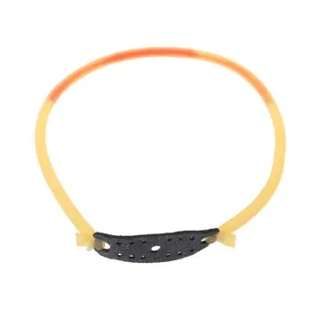 

Slingshot Band Group Round Hunting Outdoor Elastic Powerful Leather Pocket No Slingshot Catapult Simple 360 Latex Rubber Bands T