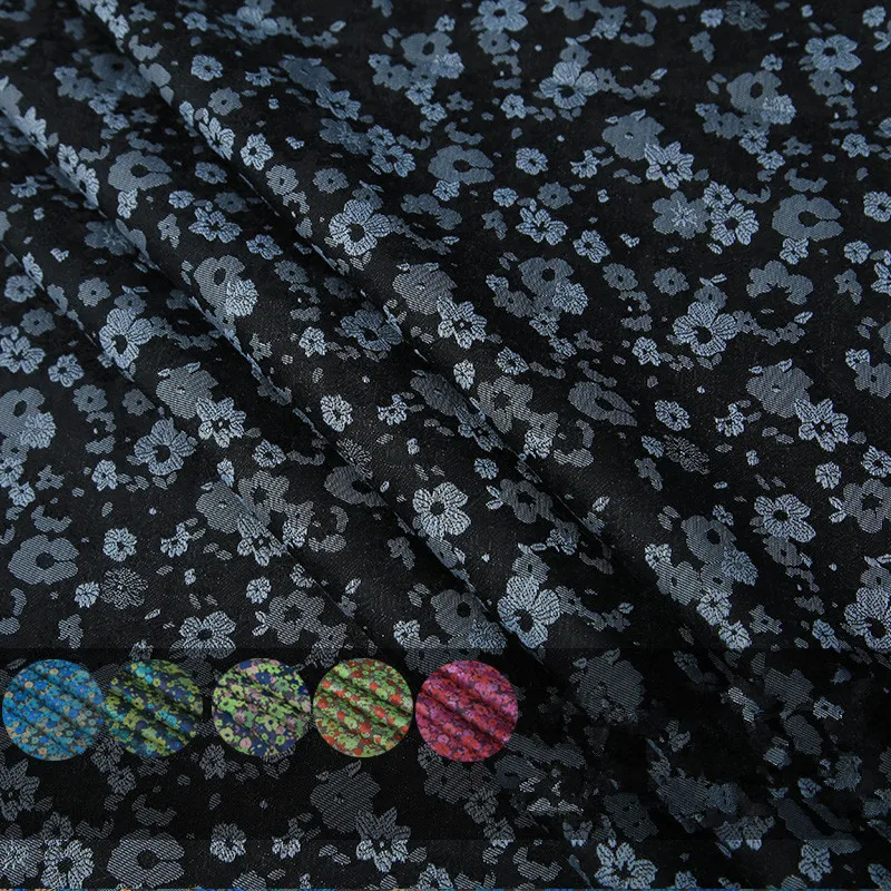 CF451 100x145cm 6colors Fashion Rural Floral Yarn-dyed Jacquard Brocade Fabric Suit Jacket Dress Fabrics For Women | Дом и сад