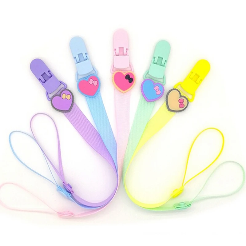 

Hot Cute Baby Infant Kids Pacifier Chain Baby Girs Boys Pacifier Chain Clip Holder Nursing Teether Dummy Soother Nipple