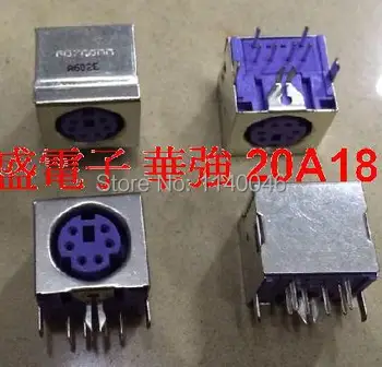 

Foxco production MINIDIN S terminal 6P purple MH11061-PH2 PS2 connector