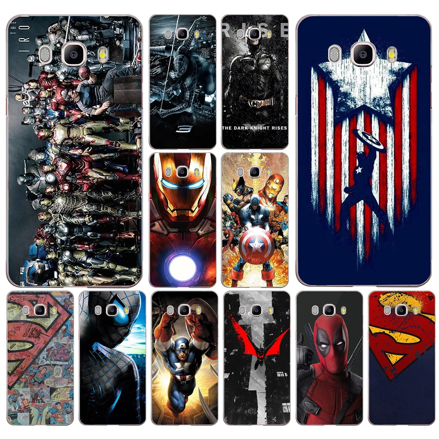 

214FG Marvel Avengers Captain America Soft Silicone Tpu Cover phone Case for Samsung j3 j5 j7 2016 2017 j330 j2 j6 Plus 2018