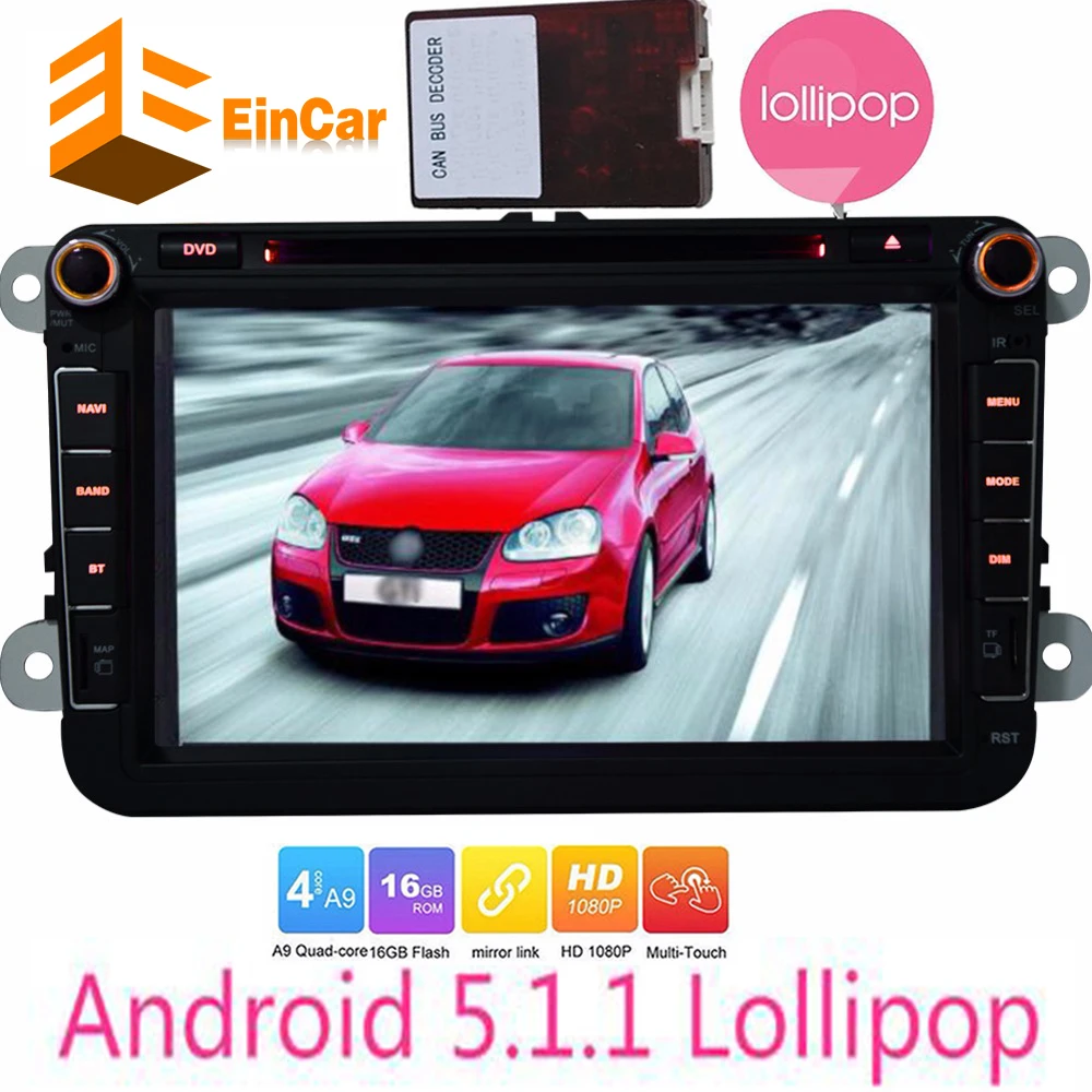 font b Car b font Android 5 1 1 DVD Player GPS Navigator for Volkswagen
