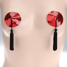 Накладки на соски с кисточками, накладки на грудь, сексуальное нижнее белье, наклейки на лепестки груди, наклейки на соски, бюстгальтер на соски с кисточками