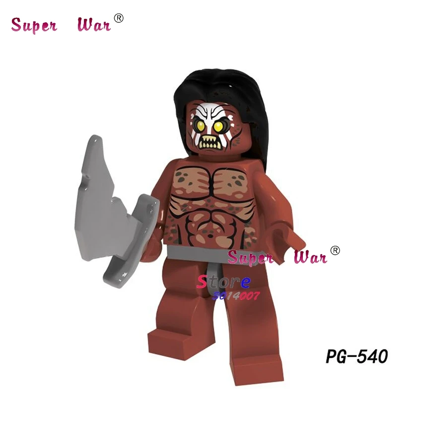 

1PCS model building blocks action figures starwars superheroes Uruk-hai house hobby learning Dolls dc diy toys for children gift