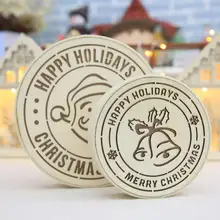 Светящиеся рождественские украшения Led круглый колокол папки настольные украшения подарки для дома enfeies de natal# XTT