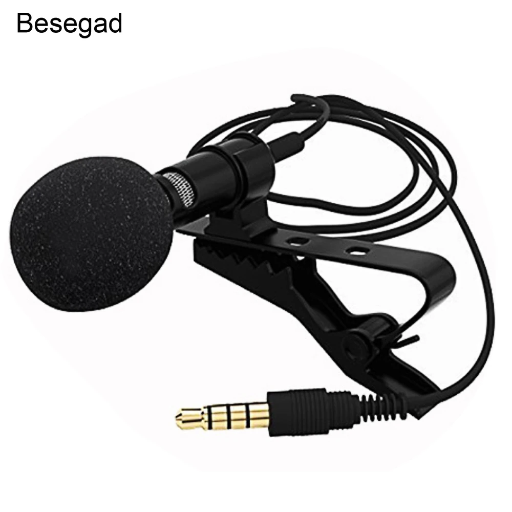Besegad 5Pcs Lavalier Microphone Foam Cover Windscreen Windshield Wind Muff for Mini Clip on