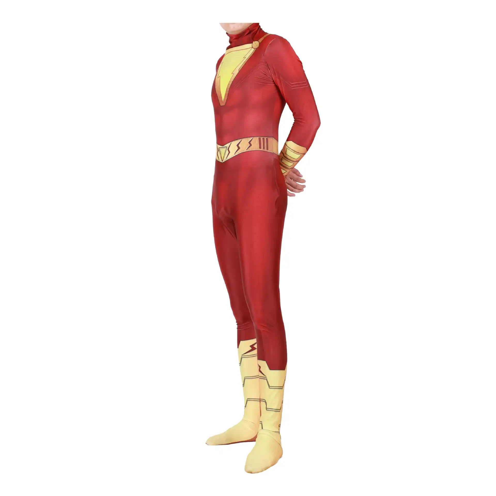 shazam captain marvel cosplay costume zentai billy