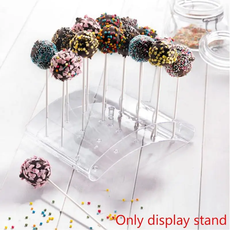 

20 Holes Cake Stand Pop Lollipop Stands Cake Display Stand Holder Lollipop U Shaped Display DIY Bakeware Cake Kitchen Gadgets