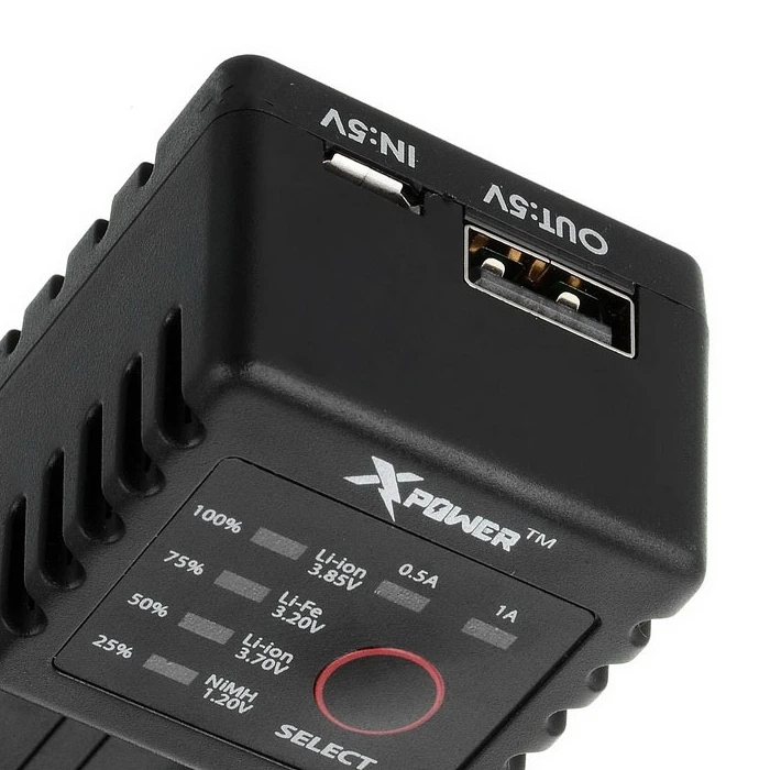 Xpower C1 умное Универсальное зарядное устройство li on Ni MH Li fe батарея внешний